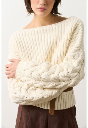 Sweater Para Mujer Icaro Sweater Para Mujer Icaro Crema XS VÉLEZ