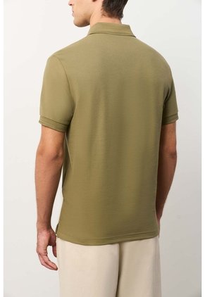 Polo Manga Corta Essential Para Hombre Textura Polo Manga Corta Essential Para Hombre Textura Verde M VÉLEZ