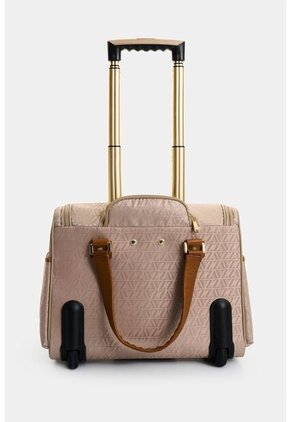 Maleta De Viaje Bloom 16" Para Mujer Jacquard VZ Beige Maleta De Viaje Bloom 16" Para Mujer Jacquard VZ Beige Vélez