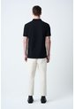 Polo Para Hombre Semi Fit Detalle Jacquard Polo Para Hombre Semi Fit Detalle Jacquard Negro S VÉLEZ de Vélez