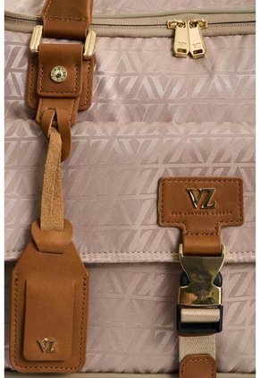 Maleta De Viaje Bloom 16" Para Mujer Jacquard VZ Beige Maleta De Viaje Bloom 16" Para Mujer Jacquard VZ Beige Vélez