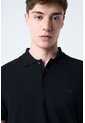 Polo Para Hombre Semi Fit Detalle Jacquard Polo Para Hombre Semi Fit Detalle Jacquard Negro S VÉLEZ de Vélez
