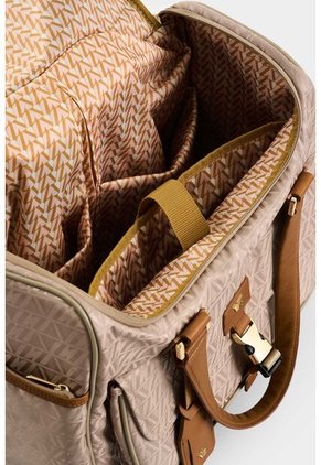 Maleta De Viaje Bloom 16" Para Mujer Jacquard VZ Beige Maleta De Viaje Bloom 16" Para Mujer Jacquard VZ Beige Vélez