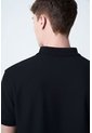 Polo Para Hombre Semi Fit Detalle Jacquard Polo Para Hombre Semi Fit Detalle Jacquard Negro S VÉLEZ de Vélez