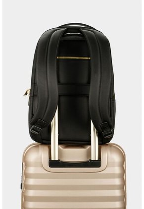 Morral Púrpura De Lona Detalles En Cuero Para Mujer Cargaderas Acolchadas Negro Morral Púrpura De Lona Detalles En Cuero Para Mujer Cargaderas Acolchadas Negro Vélez