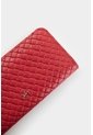 Billetera Porta Chequera De Cuero Para Mujer Astra Billetera Porta Chequera De Cuero Para Mujer Astra Rojo VÉLEZ de Vélez