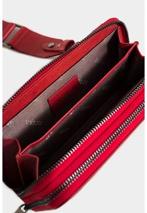 Billetera Porta Chequera Singapur De Cuero Para Mujer Cargadera Removible Billetera Porta Chequera Singapur De Cuero Para Mujer Cargadera Removible Rojo Vélez