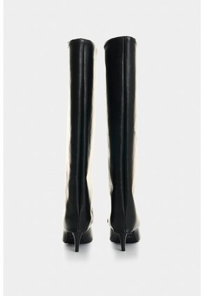 Bota En Cuero Para Mujer Ocean Bota En Cuero Para Mujer Ocean Negro 40 VÉLEZ