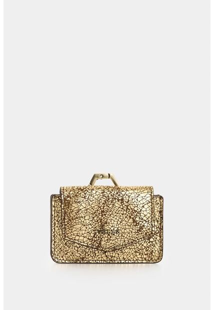 Portadocumentos De Cuero Folia Para Mujer Arabia Portadocumentos De Cuero Folia Para Mujer Arabia Dorado VÉLEZ