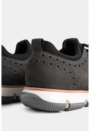 Zapatos Cordón Apolo De Cuero Para Hombre Detalles Deportivos Zapatos Cordón Apolo De Cuero Para Hombre Detalles Deportivos Gris Pistola 42 Vélez