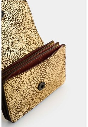 Portadocumentos De Cuero Folia Para Mujer Arabia Portadocumentos De Cuero Folia Para Mujer Arabia Dorado VÉLEZ