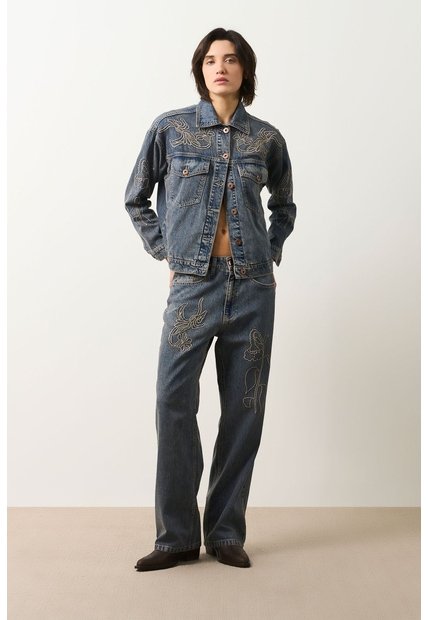 Jean Semi Flare Para Mujer Sesasi Jean Semi Flare Para Mujer Sesasi Azul 14 VÉLEZ