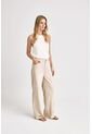 Pantalón Wide Leg San Jacinto En Gamuza Para Mujer Semiholgado Pantalón Wide Leg San Jacinto En Gamuza Para Mujer Semiholgado Beige 10 Vélez de Vélez