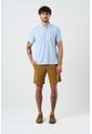 Polo Manga Corta Essential Para Hombre Textura Polo Manga Corta Essential Para Hombre Textura Azul Claro XS VÉLEZ de Vélez