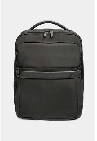 Morral Bolt De Cuero Y Lona Para Hombre Bolsillos Frontales Negro Morral Bolt De Cuero Y Lona Para Hombre Bolsillos Frontales Negro VÉLEZ Vélez