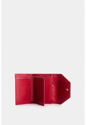 Billetera Magnolia En Cuero Para Mujer Billetera Magnolia En Cuero Para Mujer Rojo VÉLEZ