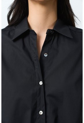 Camisa Holgada Para Mujer Sombra Camisa Holgada Para Mujer Sombra Negro M VÉLEZ
