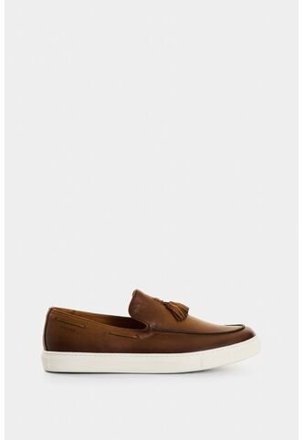 Mocasines Solan De Cuero Para Hombre Acabado Envejecido Mocasines Solan De Cuero Para Hombre Acabado Envejecido Miel 40 VÉLEZ Vélez