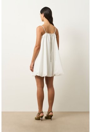 Vestido Mini Balloon Para Mujer Eos Vestido Mini Balloon Para Mujer Eos Crema 12 VÉLEZ