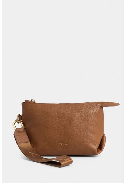 Cosmetiquera Cuzzo De Cuero Para Mujer Manija Removible Cosmetiquera Cuzzo De Cuero Para Mujer Manija Removible Miel VÉLEZ