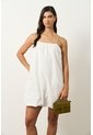 Vestido Mini Balloon Para Mujer Eos Vestido Mini Balloon Para Mujer Eos Crema 12 VÉLEZ de Vélez