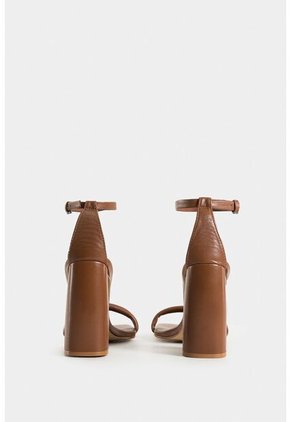 Sandalias Tacón Uyuni De Cuero Para Mujer Strap Abullonada Sandalias Tacón Uyuni De Cuero Para Mujer Strap Abullonada Miel 37 Vélez