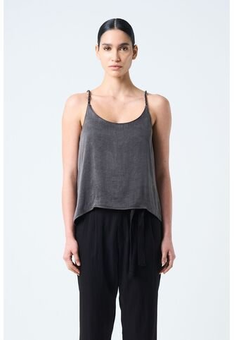 Camisa Aurora De Tiras En Tejido Plano Para Mujer Detalle Millaré Camisa Aurora De Tiras En Tejido Plano Para Mujer Detalle Millaré Negro L VÉLEZ Vélez