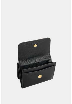 Billetera Pequeña En Cuero Para Mujer Billetera Pequeña En Cuero Para Mujer Negro VÉLEZ