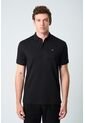 Polo Alcor Manga Corta Para Hombre Detalle Acanalado Polo Alcor Manga Corta Para Hombre Detalle Acanalado Negro XXL VÉLEZ de Vélez