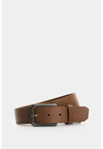 Cinturón Unifaz De Cuero Grabado Para Hombre Loa Cinturón Unifaz De Cuero Grabado Para Hombre Loa Miel 30 VÉLEZ Vélez