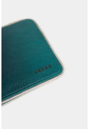 Billetera Sunset De Cuero Para Hombre Ribete En Contraste Billetera Sunset De Cuero Para Hombre Ribete En Contraste Azul Aguamarina Vélez