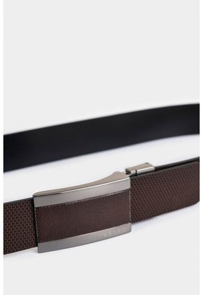 Cinturón Doble Faz De Cuero Grabado Cinturón Doble Faz De Cuero Grabado Combinado 42 VÉLEZ