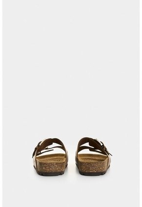 Sandalia Plana De Cuero Folia Para Mujer Pilos Sandalia Plana De Cuero Folia Para Mujer Pilos Bronce 39 VÉLEZ