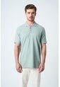 Polo Para Hombre Semi Fit Detalle Jacquard Polo Para Hombre Semi Fit Detalle Jacquard Agua Marina XXL VÉLEZ de Vélez