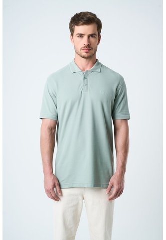 Polo Para Hombre Semi Fit Detalle Jacquard Polo Para Hombre Semi Fit Detalle Jacquard Agua Marina XXL VÉLEZ Vélez