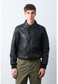 Chaqueta Aviador De Cuero Para Hombre Nila Chaqueta Aviador De Cuero Para Hombre Nila Negro XXL VÉLEZ de Vélez
