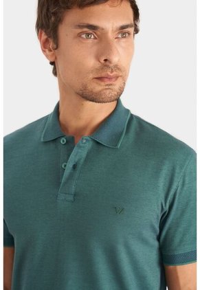 Polo Poniente En Pique De Algodón Para Hombre Semifitted Polo Poniente En Pique De Algodón Para Hombre Semifitted Azul Aguamarina XXL Vélez