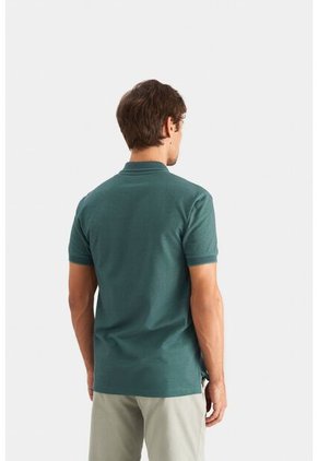 Polo Poniente En Pique De Algodón Para Hombre Semifitted Polo Poniente En Pique De Algodón Para Hombre Semifitted Azul Aguamarina XXL Vélez