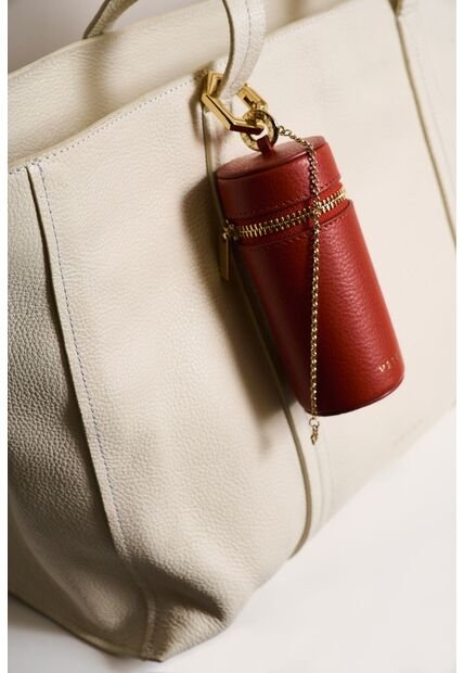 Cilindro Mini Monedero De Cuero Para Mujer Luminia Cilindro Mini Monedero De Cuero Para Mujer Luminia Rojo VÉLEZ