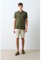 Polo Para Hombre Semi Fit Detalle Jacquard Polo Para Hombre Semi Fit Detalle Jacquard Verde Oliva S VÉLEZ de Vélez