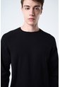 Sweater Tejido En Algodón Para Hombre Manga Ranglan Sweater Tejido En Algodón Para Hombre Manga Ranglan Negro XL VÉLEZ de Vélez