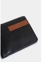 Billetera De Cuero Leather Contrastes Negro Billetera De Cuero Leather Contrastes Negro VÉLEZ de Vélez