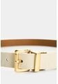 Cinturón Doble Faz Calix De Cuero Para Mujer Monogram Cinturón Doble Faz Calix De Cuero Para Mujer Monogram Blanco S VÉLEZ de Vélez