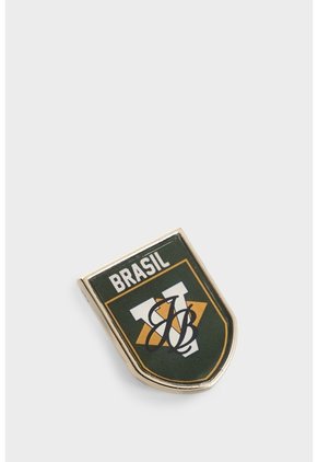 Pin Escudo Con Resina Pin Escudo Con Resina Verde VÉLEZ