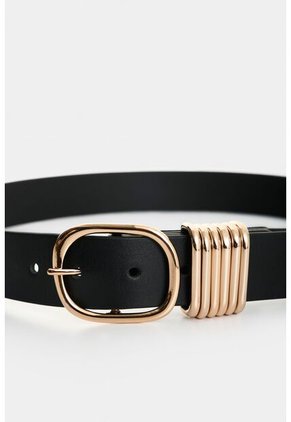 Cinturón Unifaz De Cuero Para Mujer Ruka Cinturón Unifaz De Cuero Para Mujer Ruka Negro M VÉLEZ