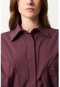 Camisa Tipo Globo Para Mujer Bila Camisa Tipo Globo Para Mujer Bila Vinotinto XL VÉLEZ de Vélez