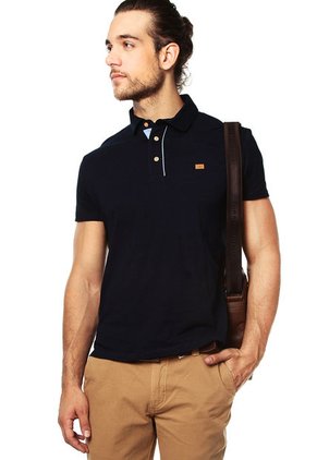 Camiseta Polo Azul Marino Vélez