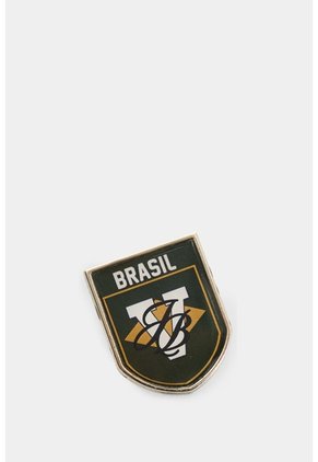 Pin Escudo Con Resina Pin Escudo Con Resina Verde VÉLEZ