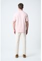 Polo Para Hombre Semi Fit Detalle Jacquard Polo Para Hombre Semi Fit Detalle Jacquard Rosado XXL VÉLEZ de Vélez