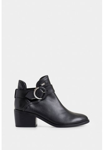 Botines Tacón Campina De Cuero Hebilla Negro Botines Tacón De Cuero Hebilla Negro 41 VÉLEZ Vélez